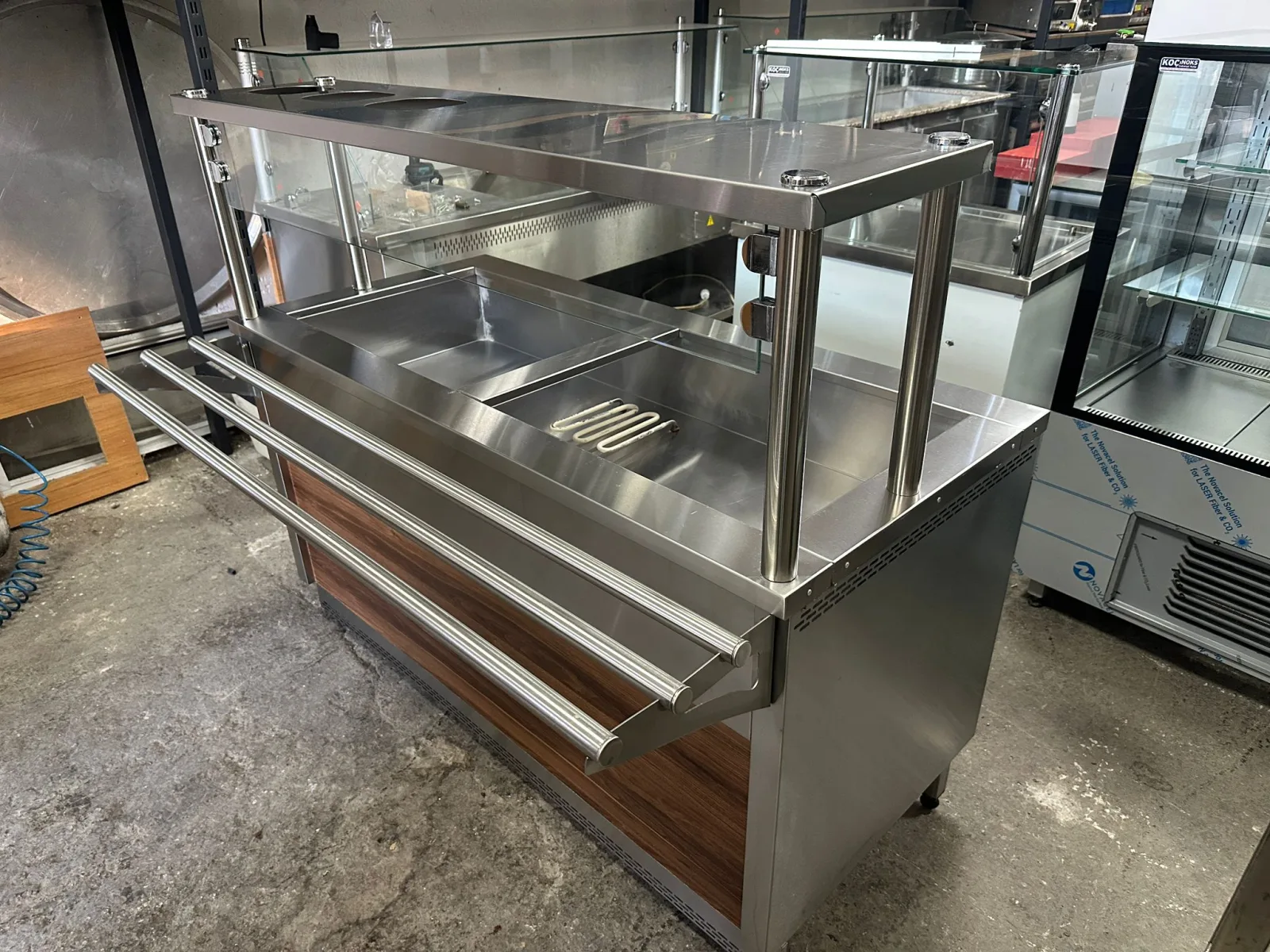 Elektrikli Benmari Self Servis Ünüteli