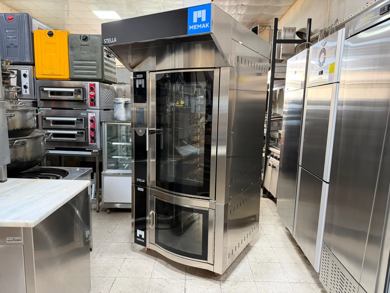 Memak Stella 10E-F Döner Konveksiyonlu Elektrikli Fırın